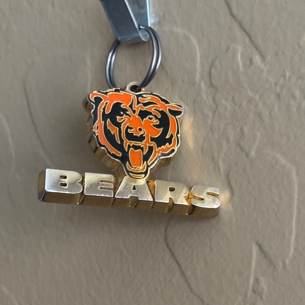 Bears Gold Key Holder Chicago Football Club Emblem